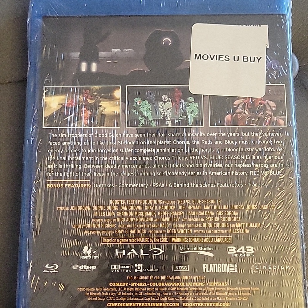 Red vs Blue Season 13 Blu-ray + DVD Combo Pack - Picture 2 of 3